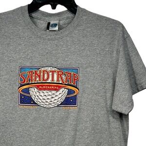 McMenamins‎ Sandtrap Gearhart Oregon Golf Ball Graphic T Shirt Size M